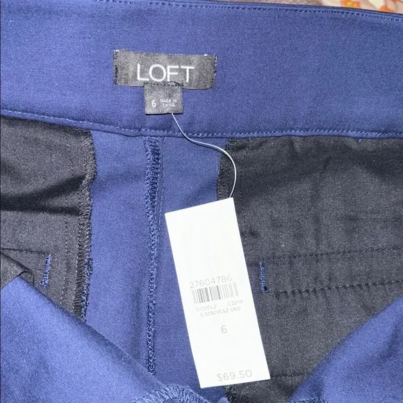 LOFT Navy Pants - Picture 2 of 4